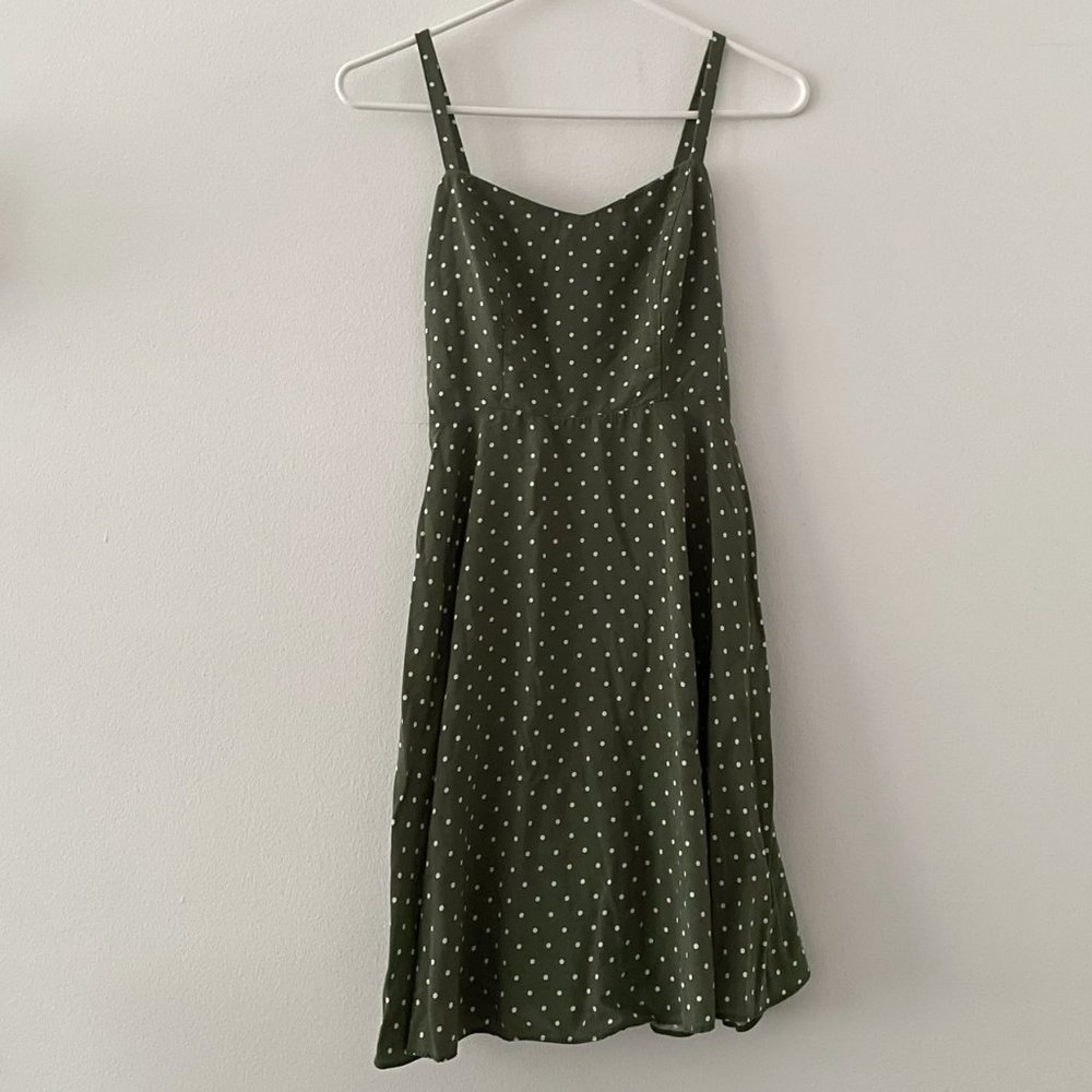 Old Navy Printed Fit & Flare Cami Mini Dress